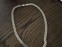 Äkta Silver Halsband 50cm