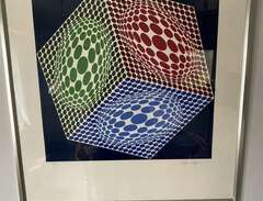 litografi Victor Vasarely 5...