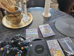 GameCube set up med Marioka...