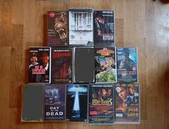Skräckfilm samling VHS