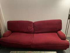 Röd DUX soffa