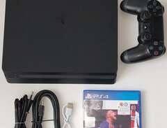 PlayStation 4 slim med hand...