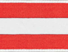 Tygmärke Österrikiska Flaggan